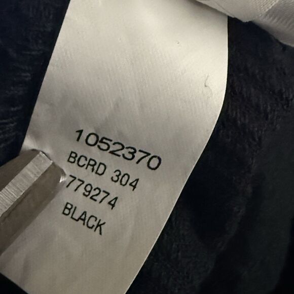 GAP Mid Rise Loose Corduroy Pants in Solid Black Womens 0 Stretch Patch Pockets - Picture 14 of 14